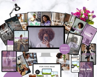 Digital Product Resell Vault Bundle|DFY Digital Products|MRR & PLR Templates|Canva Ebook Digital Marketing Kit|Planners, Journals, Trackers