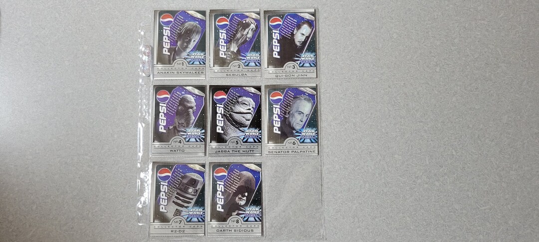 Pepsi Star Wars Complete Set of 24 Cards - Etsy