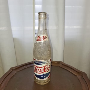 ペプシ　PEPSI ビンテージ　スクイズボトル　２個セット　 Bottle 2 Vintage Glass Pepsi-Cola 2 Liter Returnable Soda Bottle