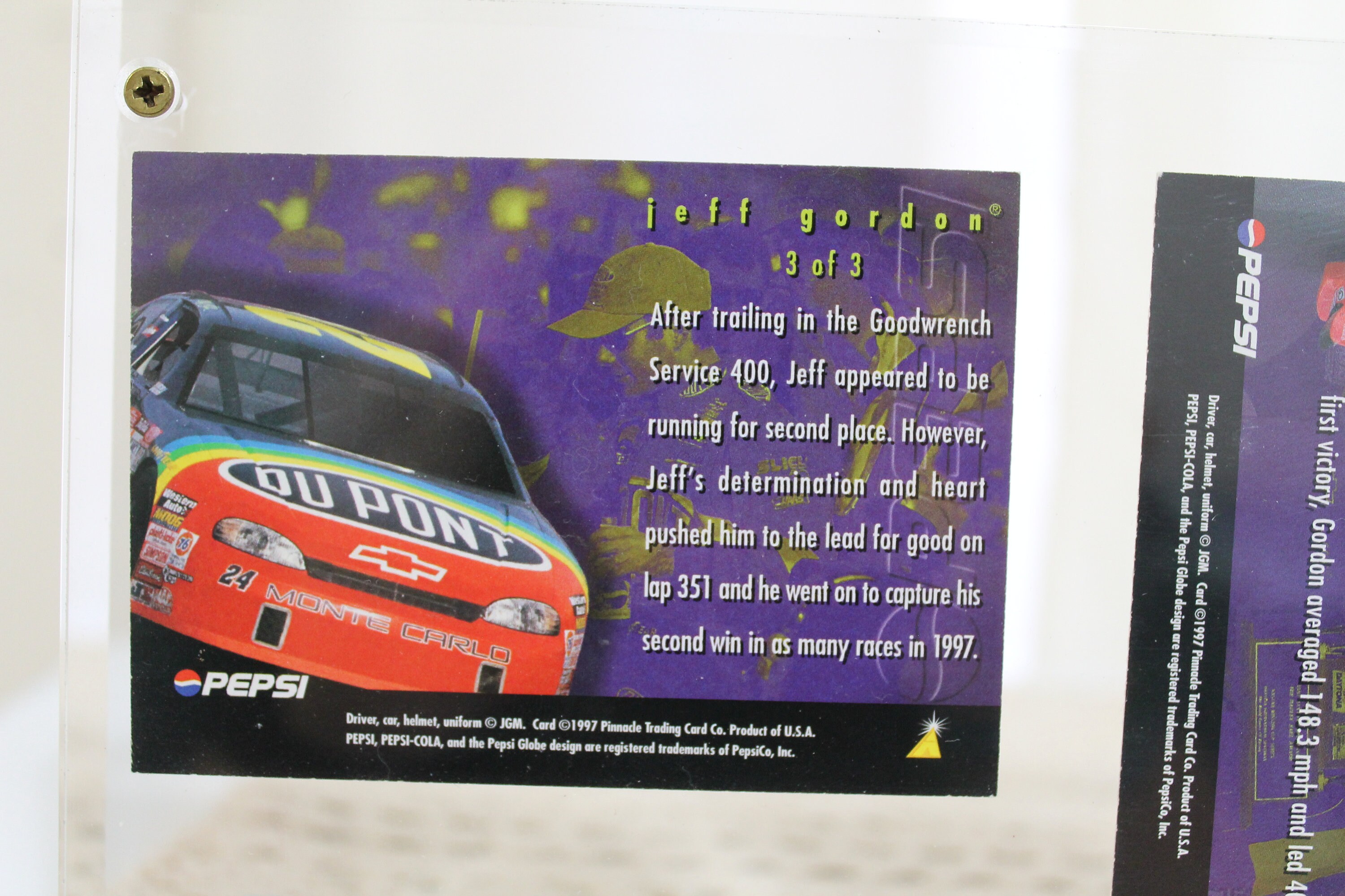 Jeff Gordon Trading Cards Collection Etsy