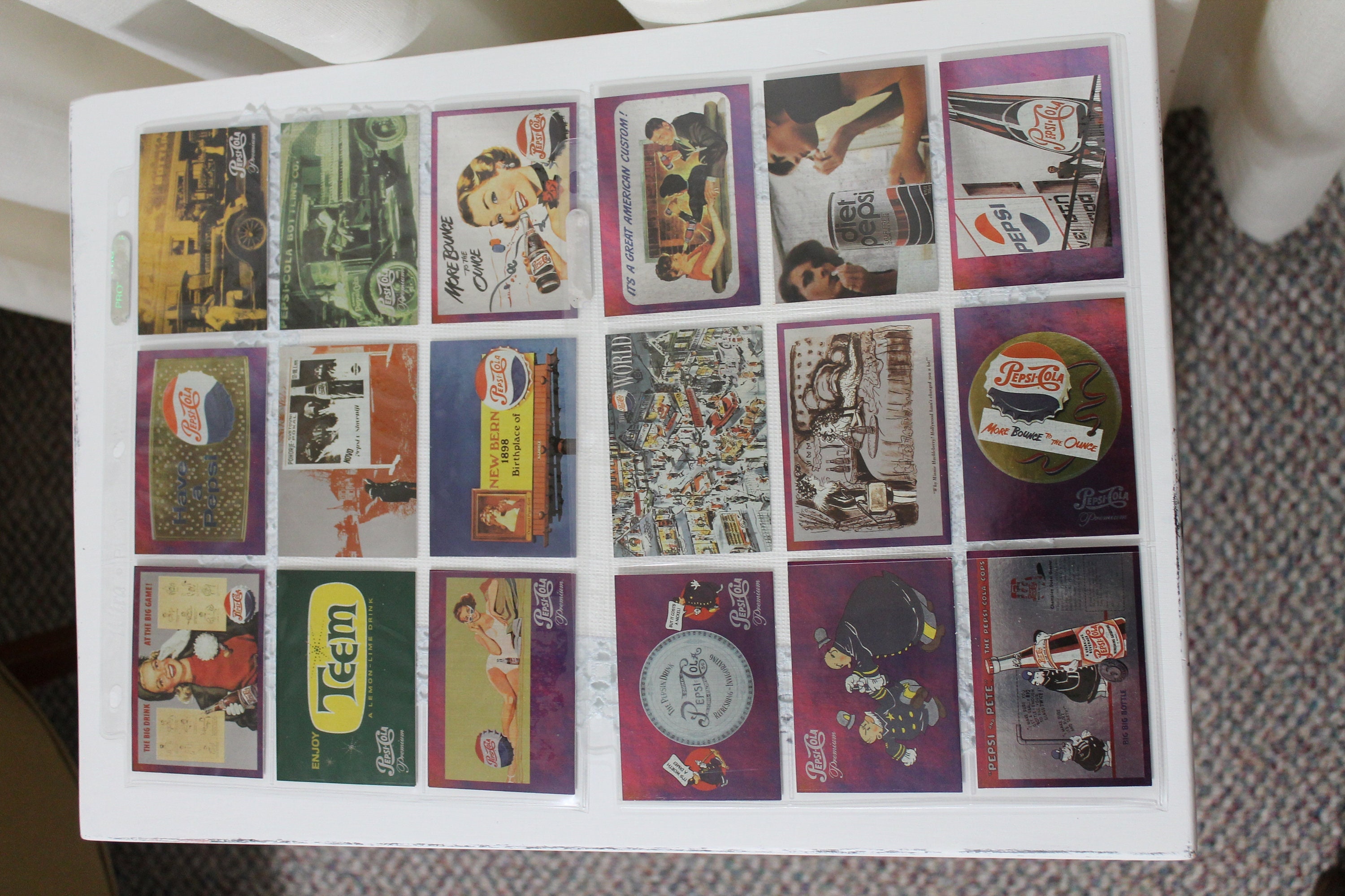 Complete Set of 199 Pepsi Trading Cards in Binder - Etsy