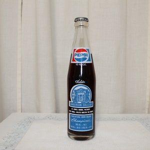 1976 Anderson College Women&#39;s Basketball Commemorative Pepsi Bottle (FULL)
