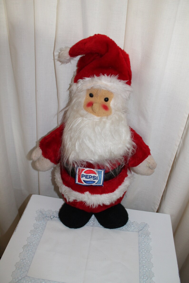 Vintage Animal Fair Pepsi Santa and Mrs. Claus Pair Etsy
