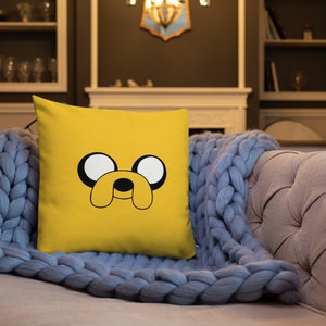 Jake Premium Pillow - Jake the Dog Premium Pillow - Adventure Time Premium Pillow - Adventure Time Jake
