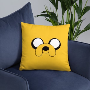 Jake Pillow - Jake the Dog Pillow - Adventure Time Pillow - Adventure Time Jake