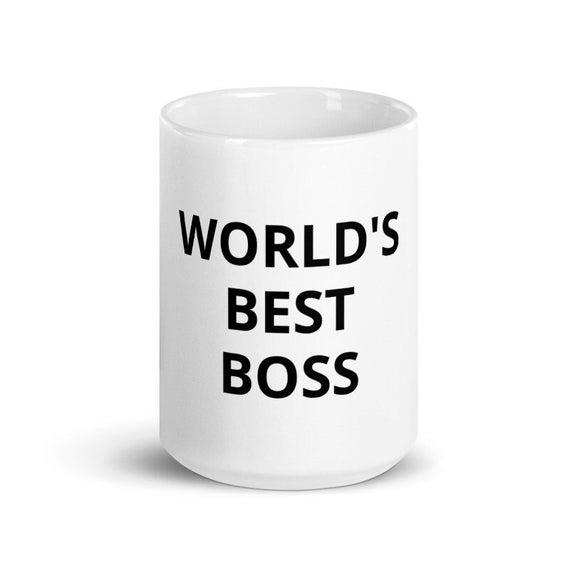 Worlds Best Boss Mug the Office Mug Michael Scott Mug Etsy
