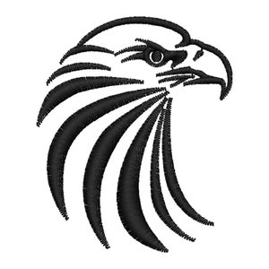 Eagle Head Machine Embroidery Design