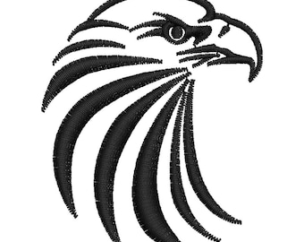 Eagle Head Machine Embroidery Design