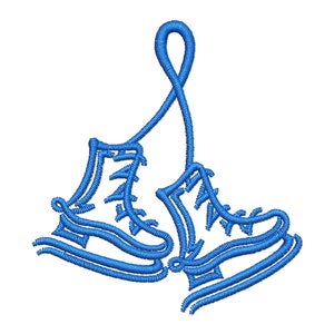 Ice Skates Embroidery Design