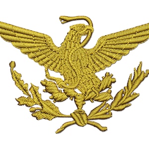 Mexican Eagle Vintage Embroidery Design