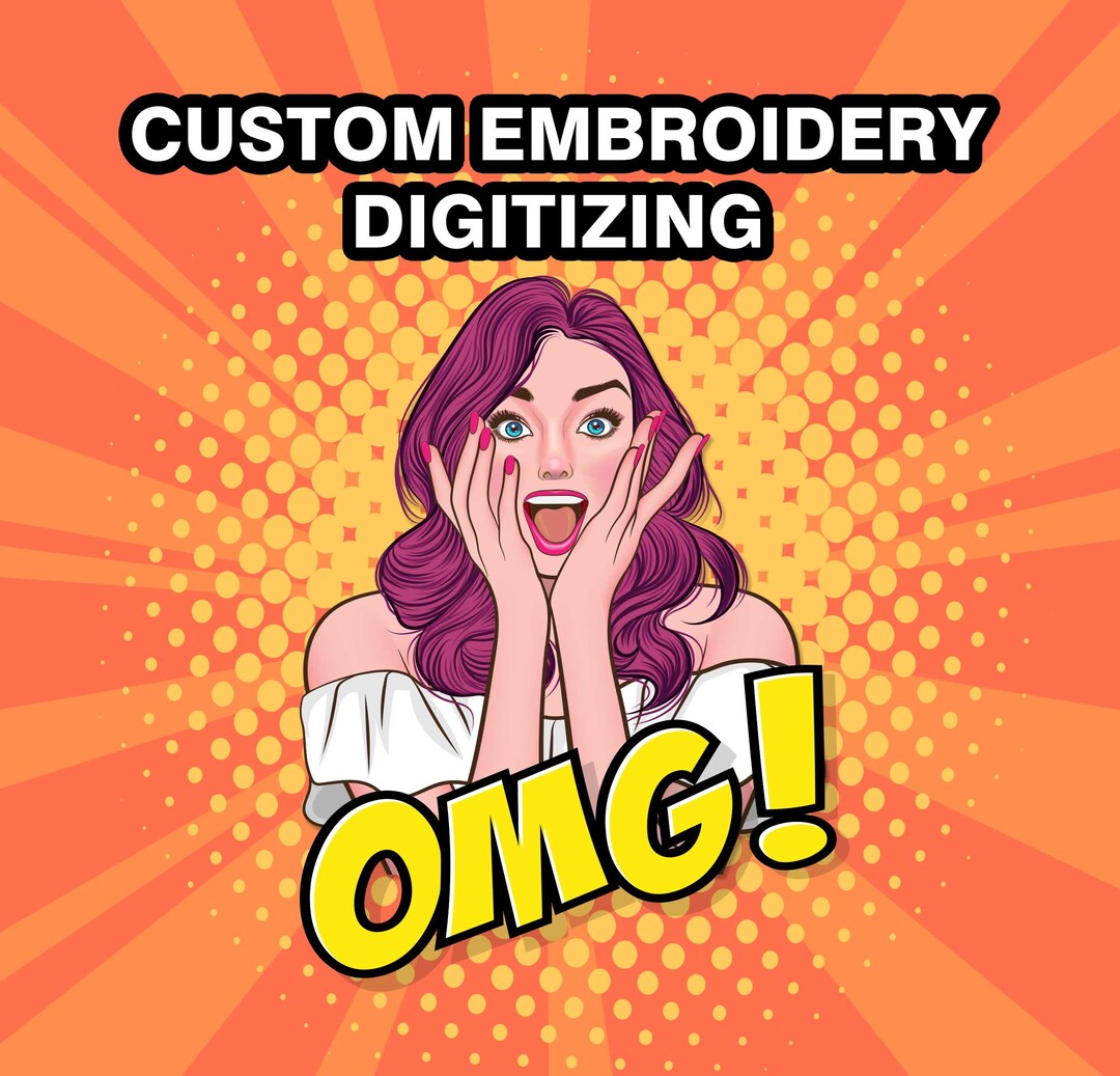 Custom Digitizing | Embroidery Digitizing - Etsy