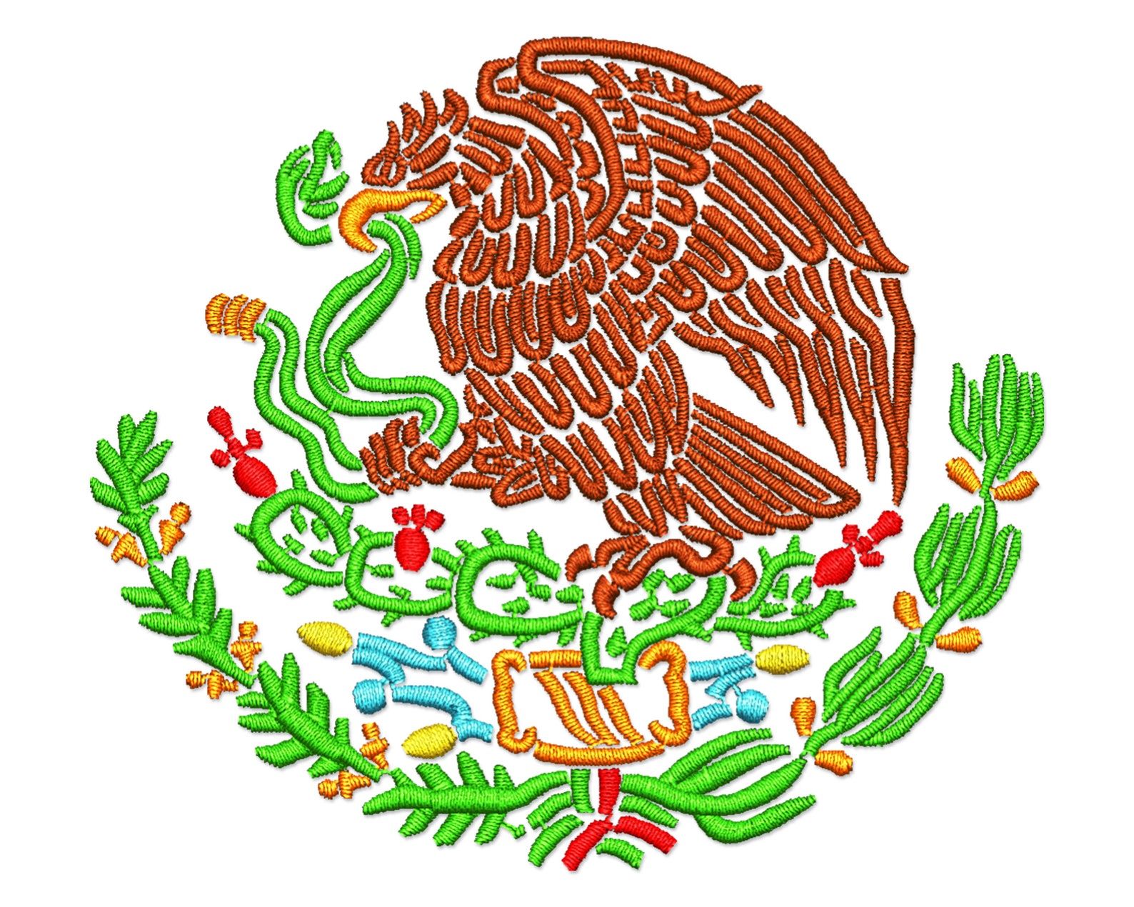 Mexican Eagle Escudo Mexicano Embroidery Design - Etsy Canada