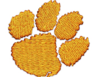 Tiger Paw Machine Embroidery Design