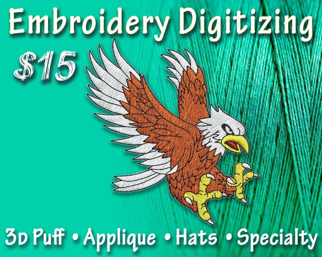 Custom Machine Embroidery Digitizing Services Embroidery Designs Logos