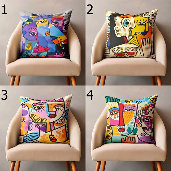 Multicolor throw pillow covers hotsell