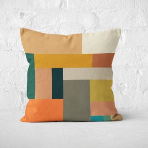 Abstract Pillow Cover, Geometric Pillow Cover, Boho Abstract Throw Pillow Case, Modern Art Pillows, Minimalist Cushion Cover