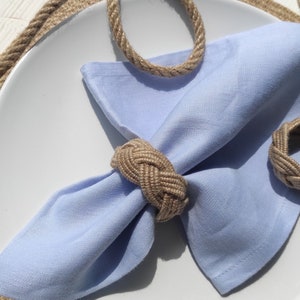 Napkin Ring, Jute Napkin Ring, Rustic Napkin Rings, Handmade Napkin Ring, Wedding Table Decor, Kitchen Table Decor, Farmhouse Table Decor