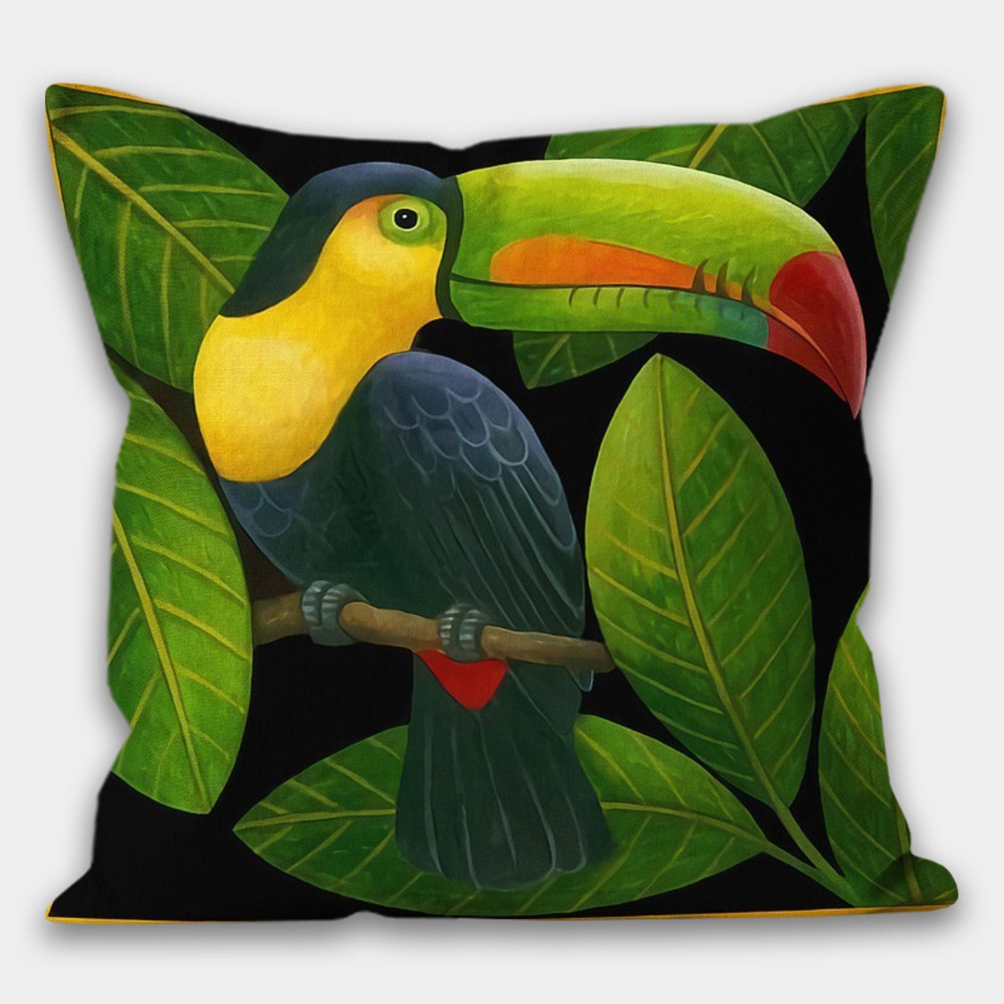 Carta da parati palma dorata e foglie esotiche 159x280cm | Maisons du Monde