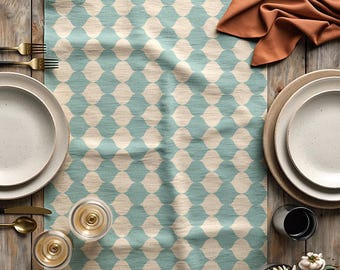 Chemin de table rétro, chemin de table style années 50