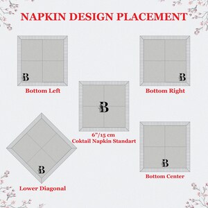 a diagram of how to make a napkin