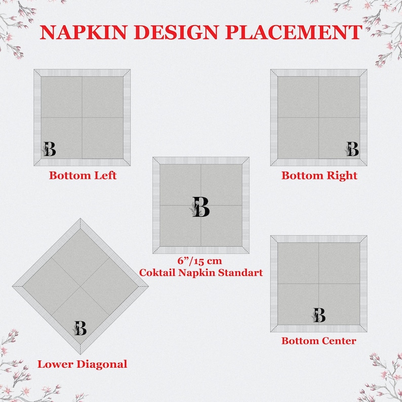 a diagram of how to make a napkin