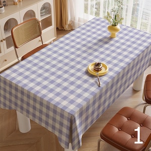 Tovaglia classica a quadretti Gingham, tovaglia rustica da picnic, tovaglie a quadri country chic, tovaglie a quadretti da fattoria