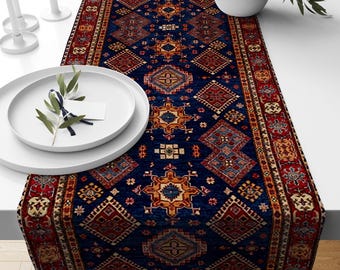 Ethnic&Rug Table Runner, Authentic Table Runner, Kilim Table Runner, Southwestern Table Runner, Table Decoration