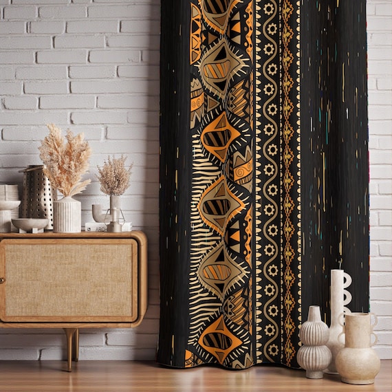 Atene Home Textile Tende Con Occhielli In Metallo Per Soggiorno – 140x265 Cm, Marrone Nero, Leggere E Traslucide - 3