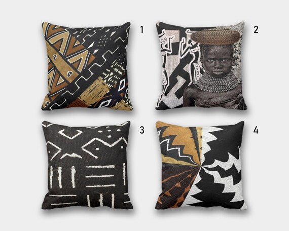 African Printed Pillow Case African Ethnic Cushion Cover Ethnic Print Pillow Cover African Throw Pillow Cover Decorative Ethnic Pillow Etsy
