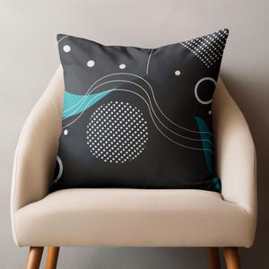 Retro Abstrakte Kissenbezüge, Retro Kissenbezüge, Mid-Century Kissenbezüge, Retro Wohndekor, MCM Kissenbezüge
