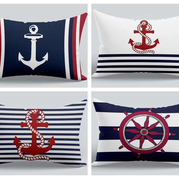 Nautical Pillows Etsy