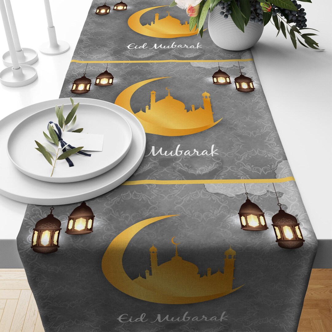 ramadan kareem table runner