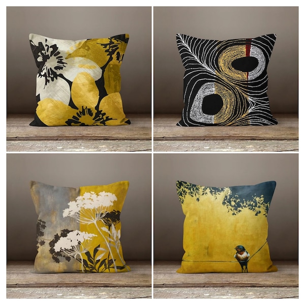 Bird Pillow Cover Etsy