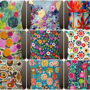Kussensloop bloemen, kussensloop boho bloemen, kussenhoes boho bloemen, kussen zomertrend, decoratieve kussensloop bloemen