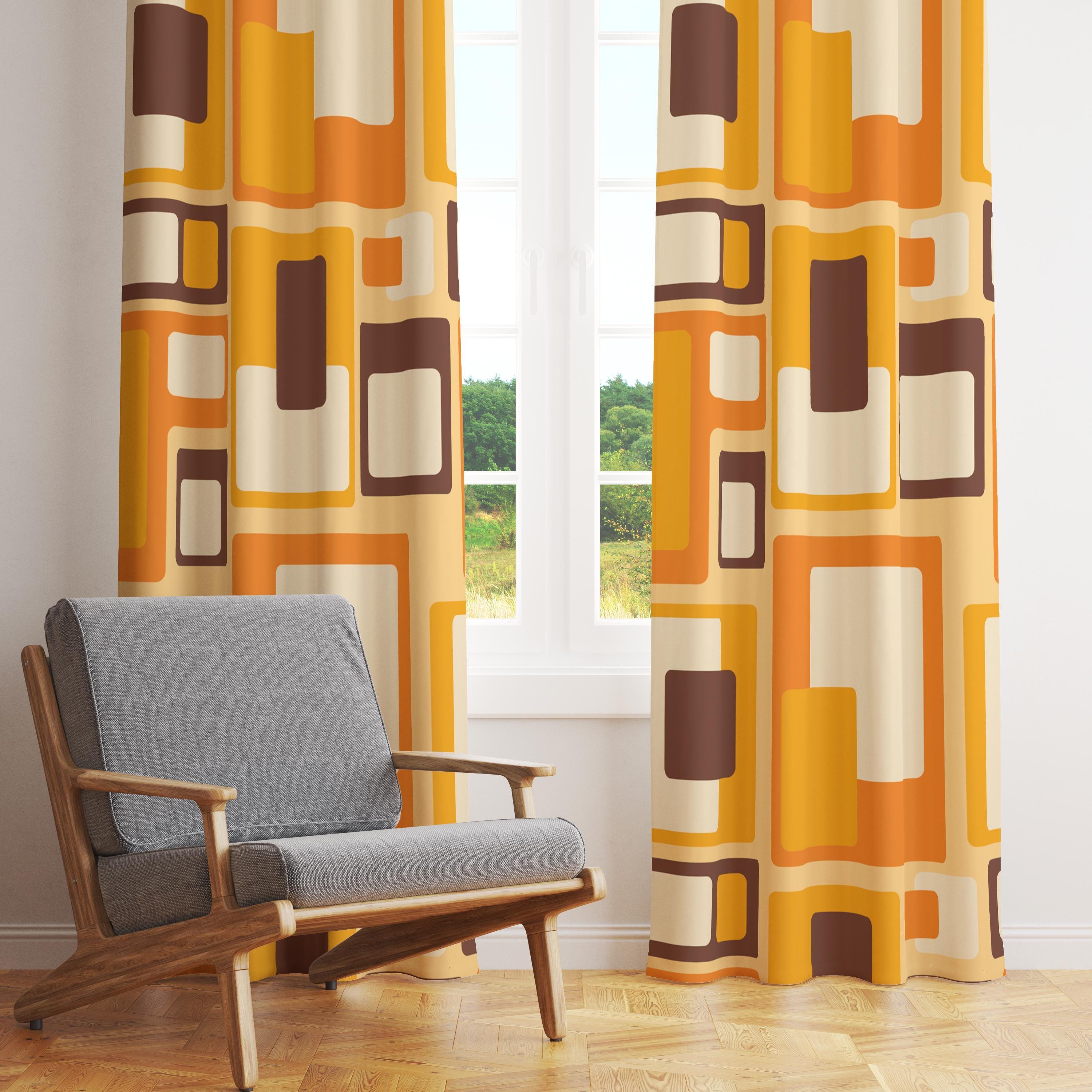 Mid century modern curtains - Etsy 日本 Mid century modern curtains - Etsy 日本