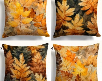 Fall Maple Leaf Pillow Cover, Autumn Home Decor