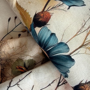 Housse de coussin fleurs sauvages, housses de coussin fleurs, housse de coussin fleurs printanières, taie d'oreiller à fleurs vives image 7