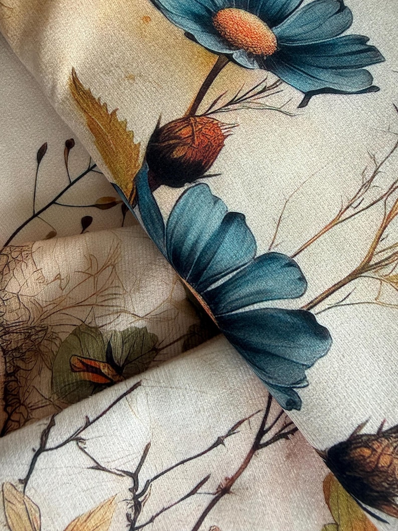 Housse de coussin fleurs sauvages, housses de coussin fleurs, housse de coussin fleurs printanières, taie d'oreiller à fleurs vives image 7