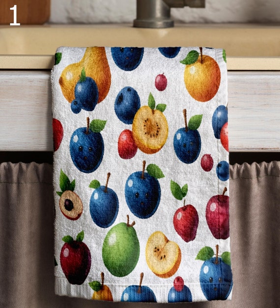 Fruit dish towels discount