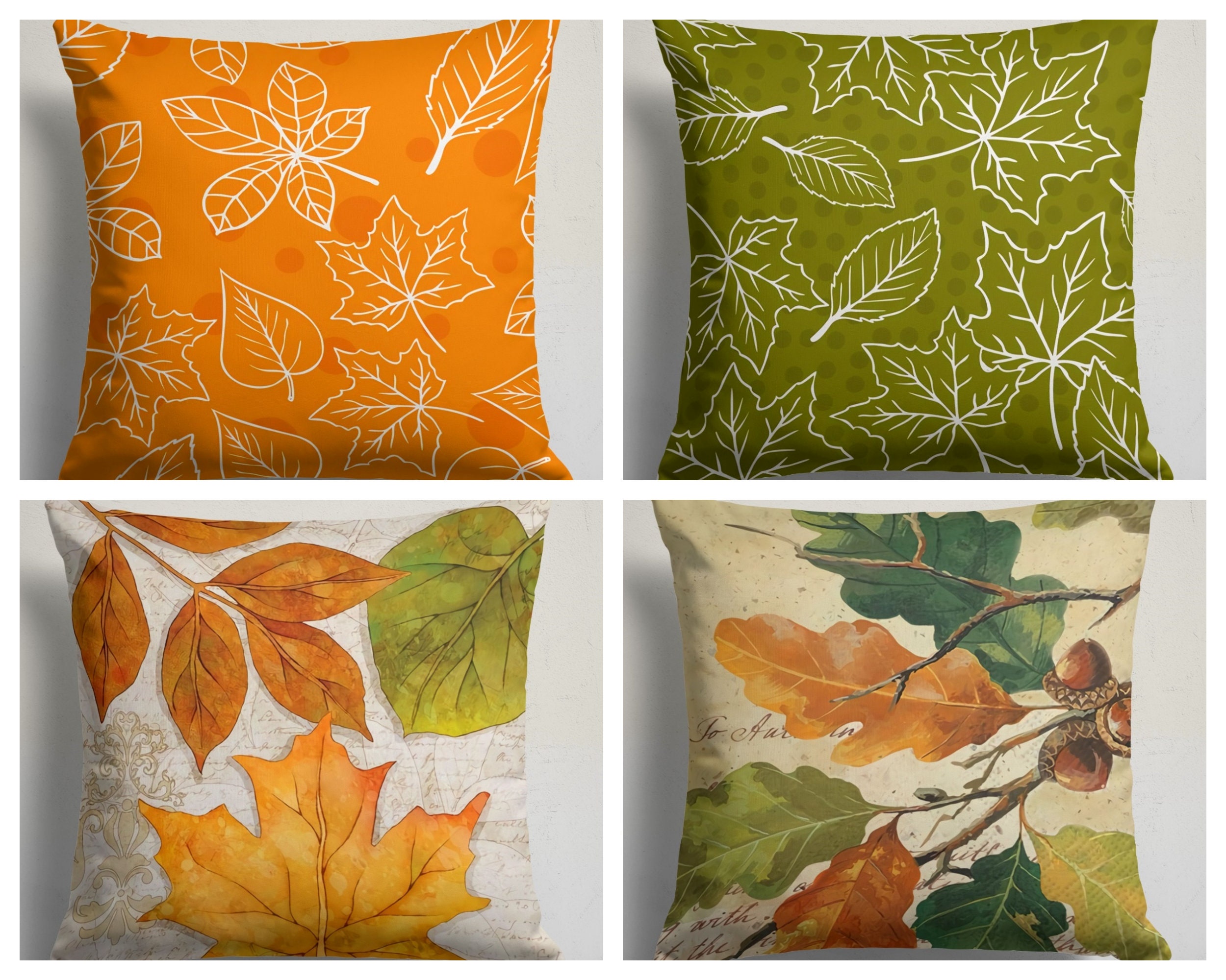 Fall Pillow Set # 2  3 Pillow Covers – ONE AFFIRMATION