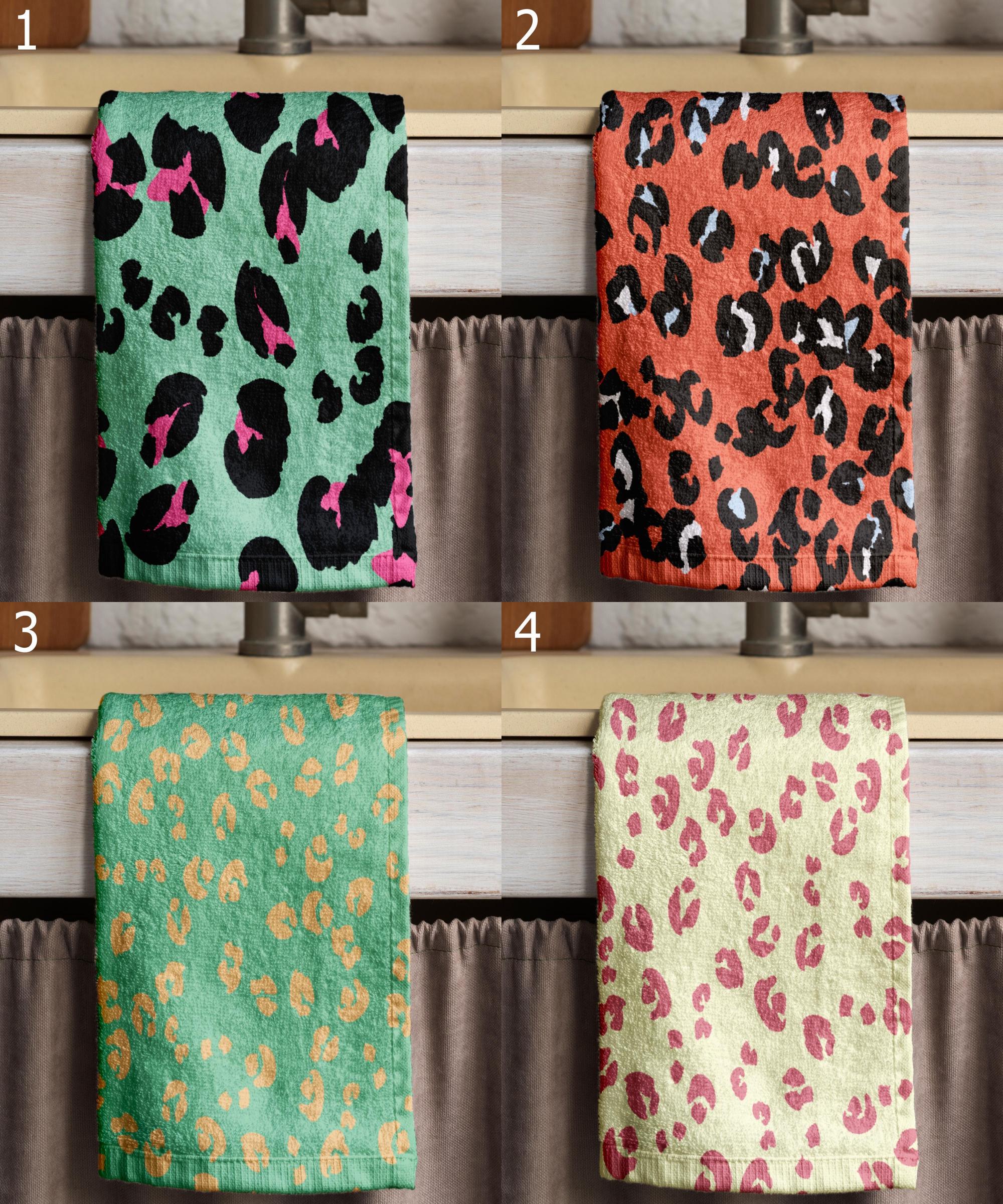 thumbnail image 2 of Gold & Pink Butterfly Kitchen Towels - 16x24 Inch Preppy Girly Dish Towels 2 of 13