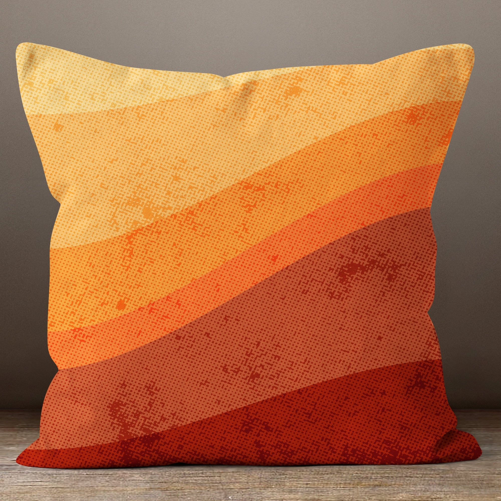 EVENHUG Lot De 2 Housses De Coussin Matelassées, Motif Tournesol Orange, Taies D'oreiller Assorties Pour Décoration De Literie (50,8 X 66 Cm