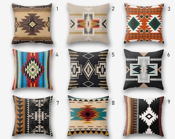 Rug Pillow Cover, Ethnic Throw Pillow Cover, Aztec Rug Pillow Covers, Southwestern Pillow Case, Authentic Cushion Cover,