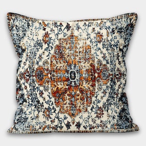 Ethnic&Rug Cushion Covers, Bohemian Pillowcase, Southwestern Pillow, Kilim Pillow Case, Authentic Pillow, Rug Digital Print Cushion Cover