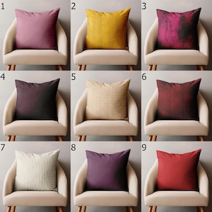 Solid Pillow Covers, ALL SIZES, Plain Printed Cushion Covers, Housewarming Gift, Solid Throw Pillow Covers, Solid Decorative Pillow Covers