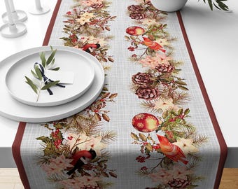 Christmas Table Runner, Christmas Table Decoration, Christmas Party Table, Christmas Decor,  Christmas Gift
