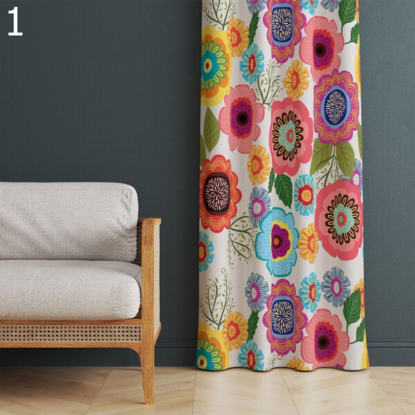 Mid Century Curtains - Etsy