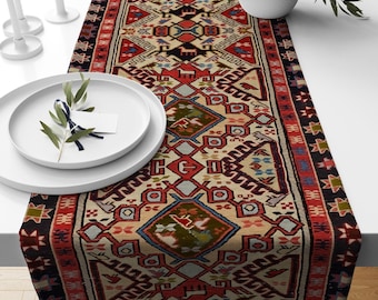 Ethnic&Rug Table Runner, Authentic Table Runner, Kilim Table Runner, Southwestern Table Runner, Table Decoration