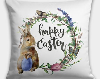 Easter Pillow Cover, Easter Bunny Pillow, Bunny Pillow, Easter Hoıme Decor, Easter Bunny Cushion Cover, Easter Pillowcase, Easter Home Gift