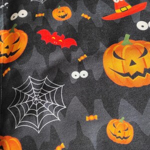 Camino de mesa de Halloween, Camino de mesa espeluznante de Halloween, Camino de mesa de calabaza de Halloween, Regalo de Halloween, Decoración de mesa para fiesta de Halloween imagen 6